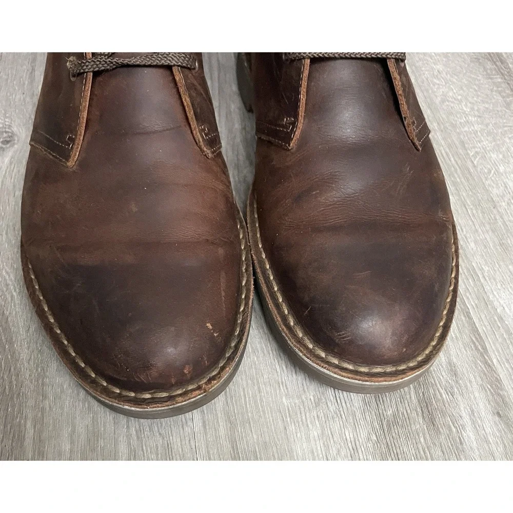 Clarks‎ Collection Men's Brown Leather Chukka Boots Size 11M